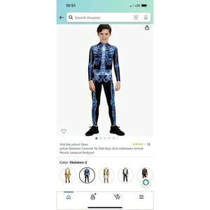 Yolsun skeleton body size mD